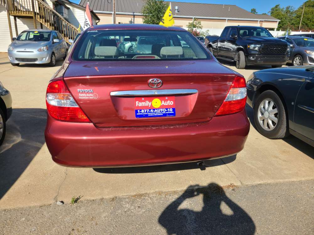 Toyota Camry 2004 Red